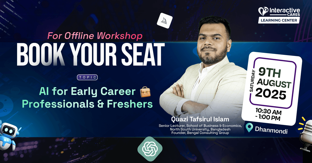 Offline Workshop on AI for Early Career Professionals and Freshers