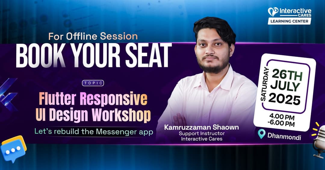Flutter Responsive UI Design Workshop – Let’s Rebuild the Messenger App