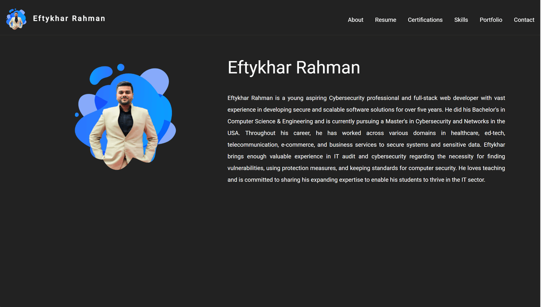 Project 1: Portfolio Website