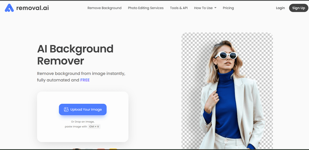 AI Background Removal Tool